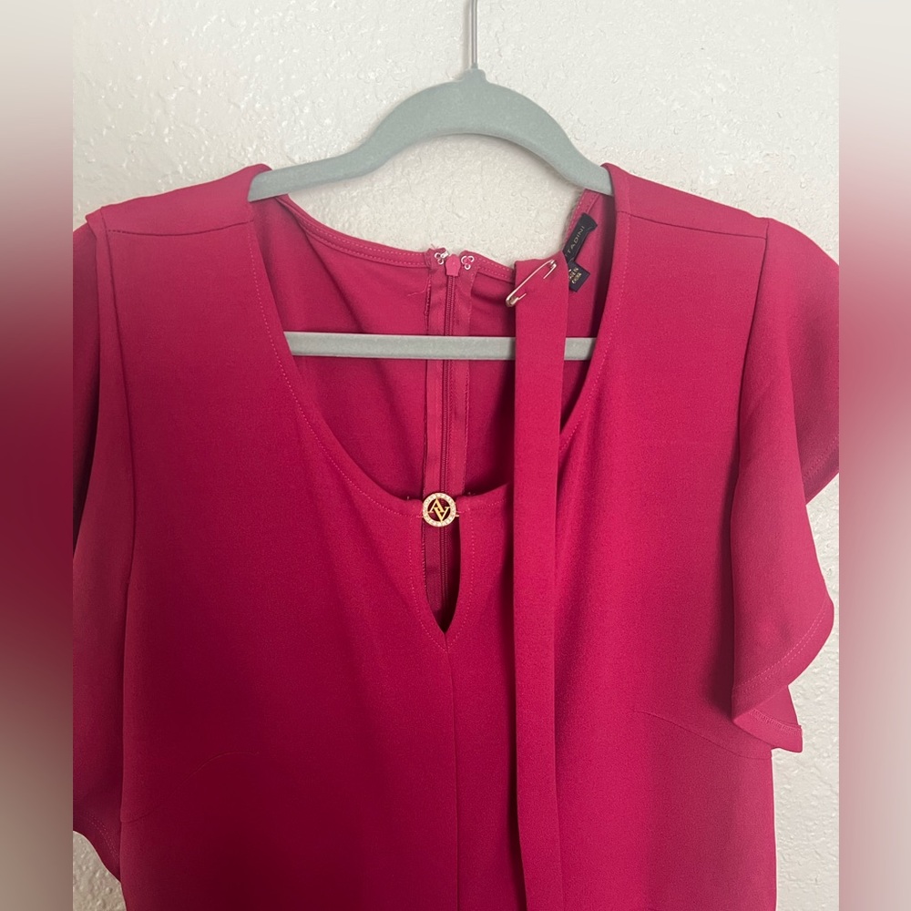 Elegant Burgundy Jumpsuit